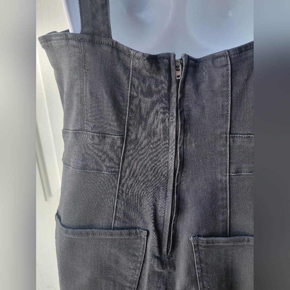We The Free Denim Jumpsuit Overalls Size M/L - Picture 5 of 7